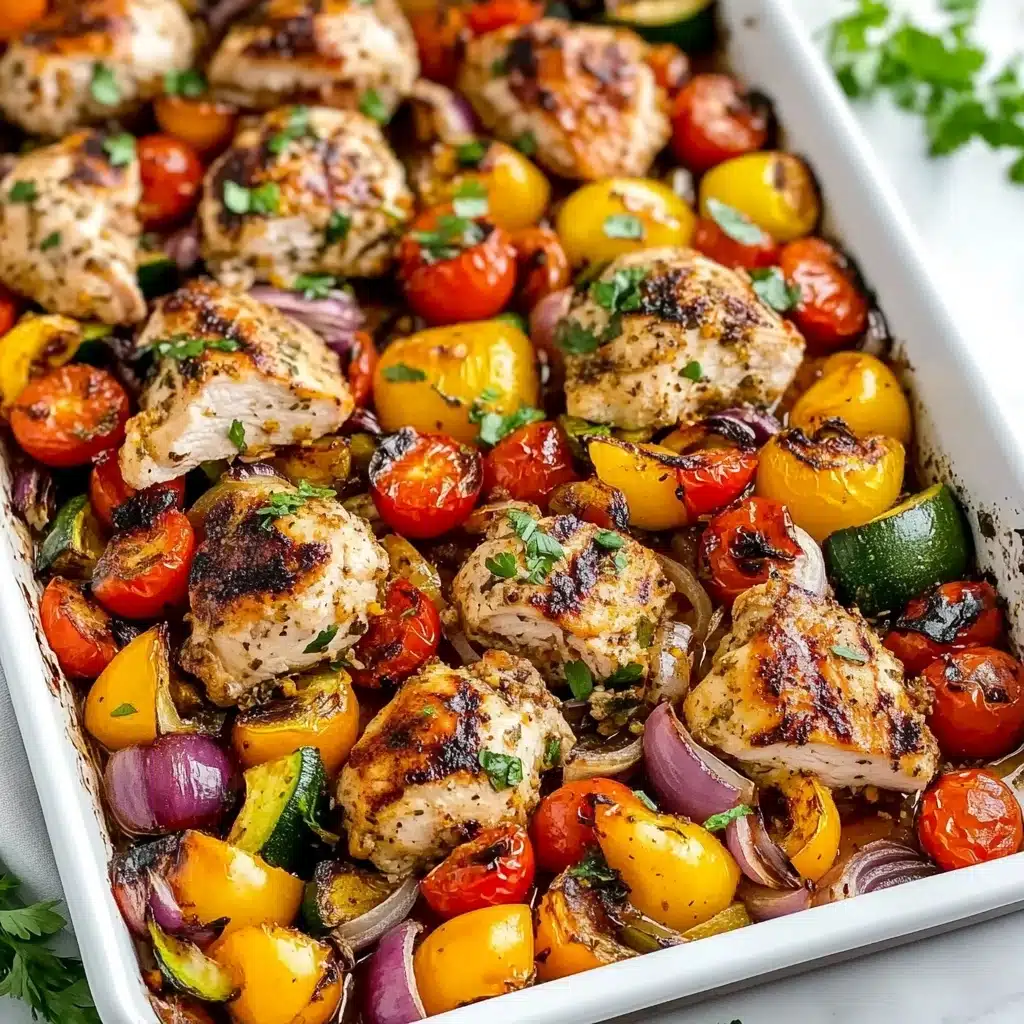 Balsamic Glazed Chicken and Veggies (Sheet Pan) Recipe - Recipe Image