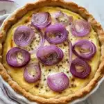 Onion Cottage Cheese Tart Recipe