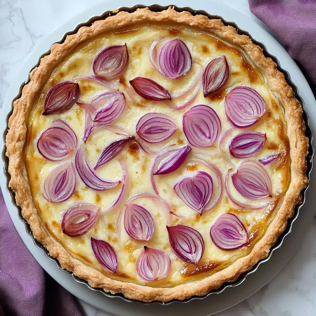 Onion Cottage Cheese Tart Recipe - Recipe Image