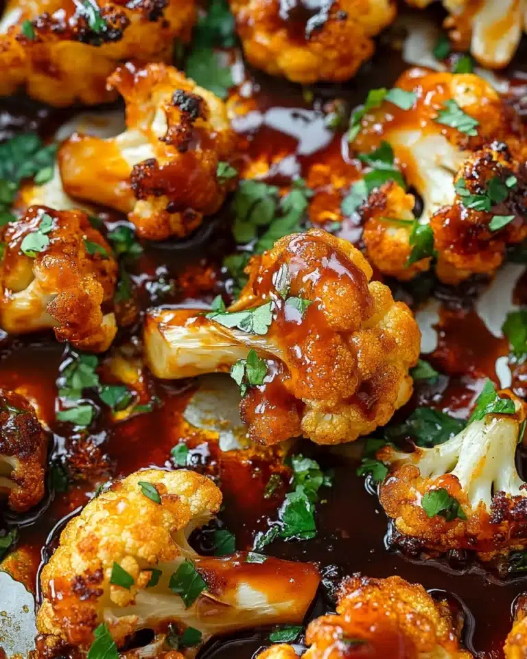 Maple Sriracha Roasted Cauliflower Recipe