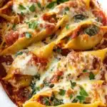 Spinach and Ricotta Stuffed Pasta Shells Recipe