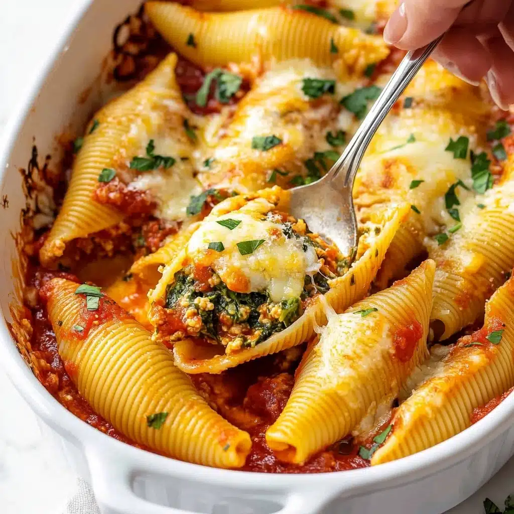 Spinach and Ricotta Stuffed Pasta Shells Recipe - Recipe Image