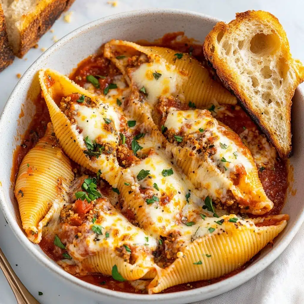 Spinach and Ricotta Stuffed Pasta Shells Recipe - Recipe Image