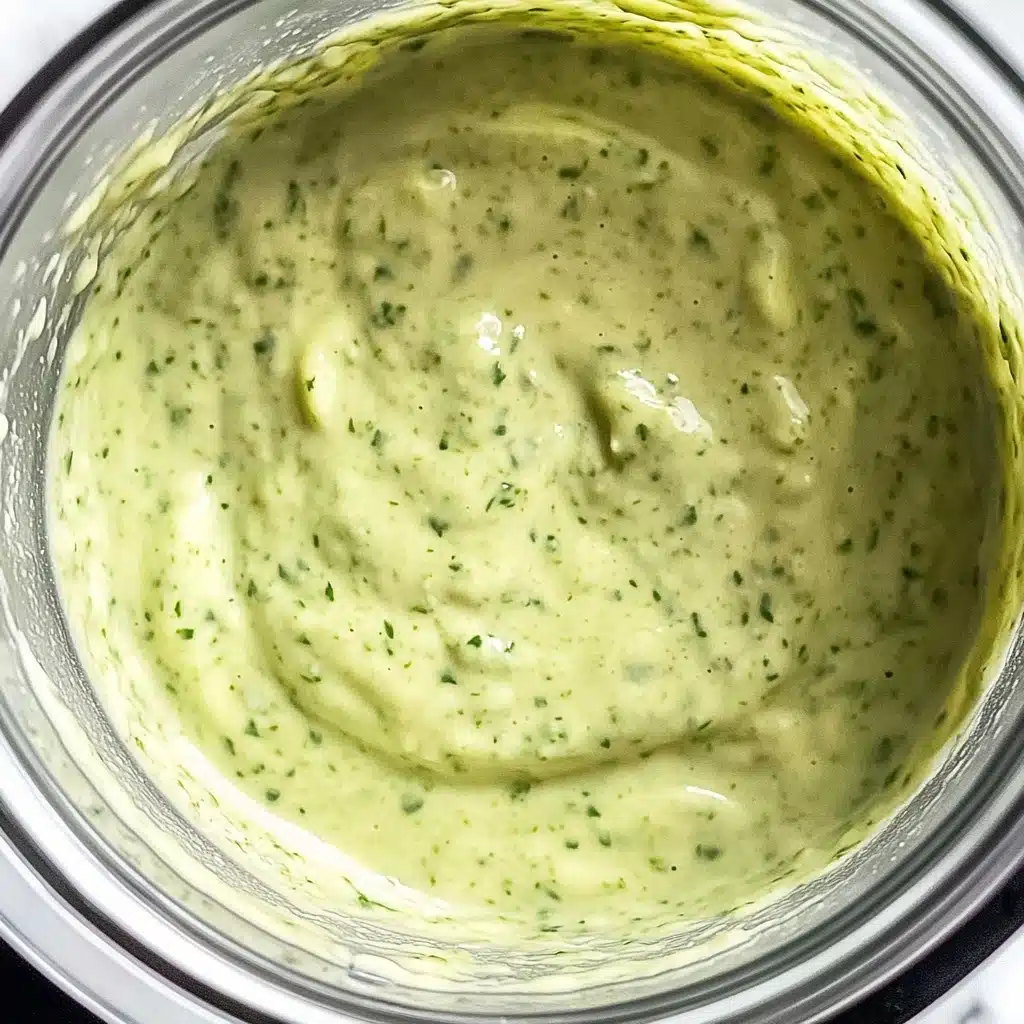Creamy Garlic Lime Cilantro Sauce Recipe - Recipe Image