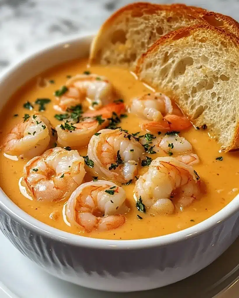 Creamy Crab and Shrimp Seafood Bisque Recipe