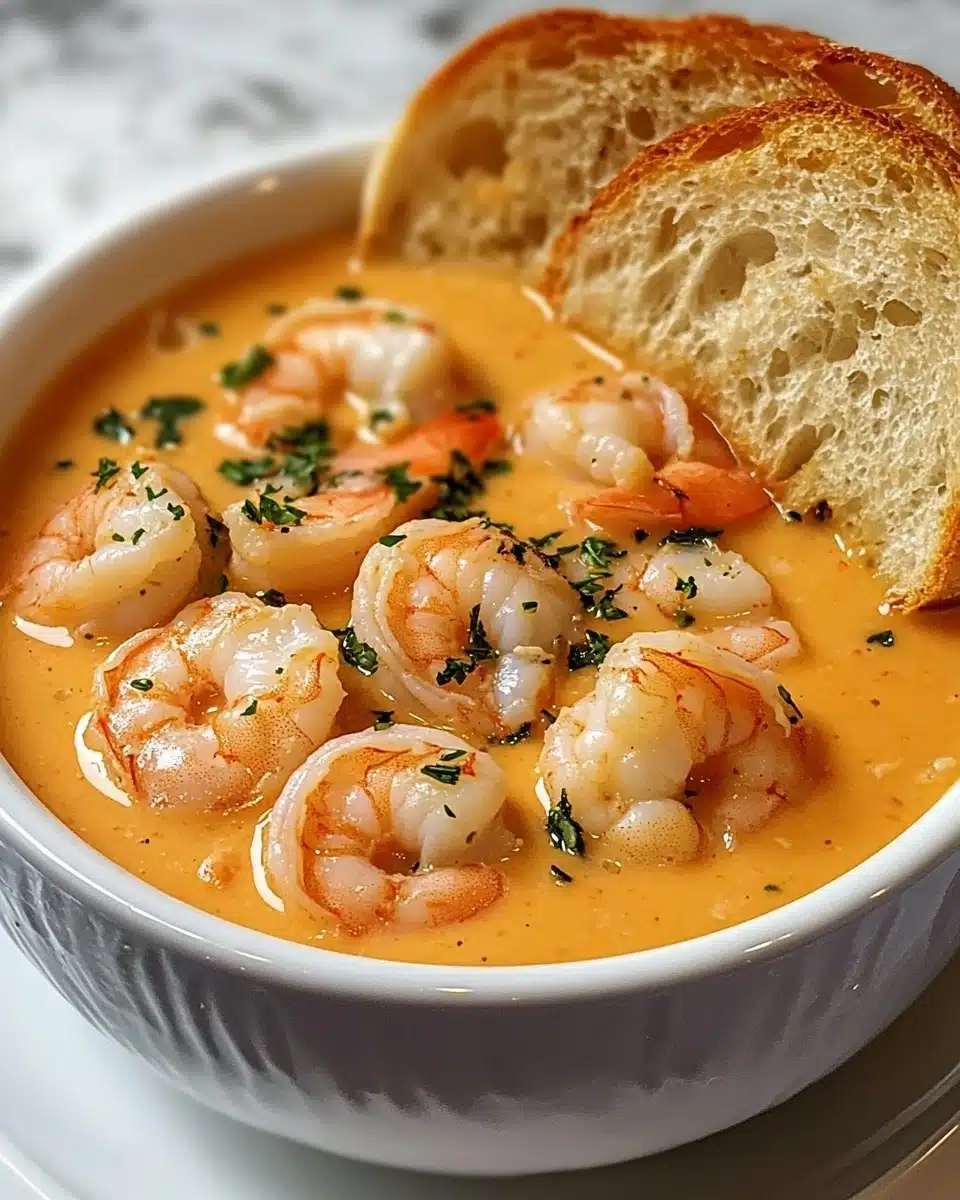 Creamy Crab and Shrimp Seafood Bisque Recipe