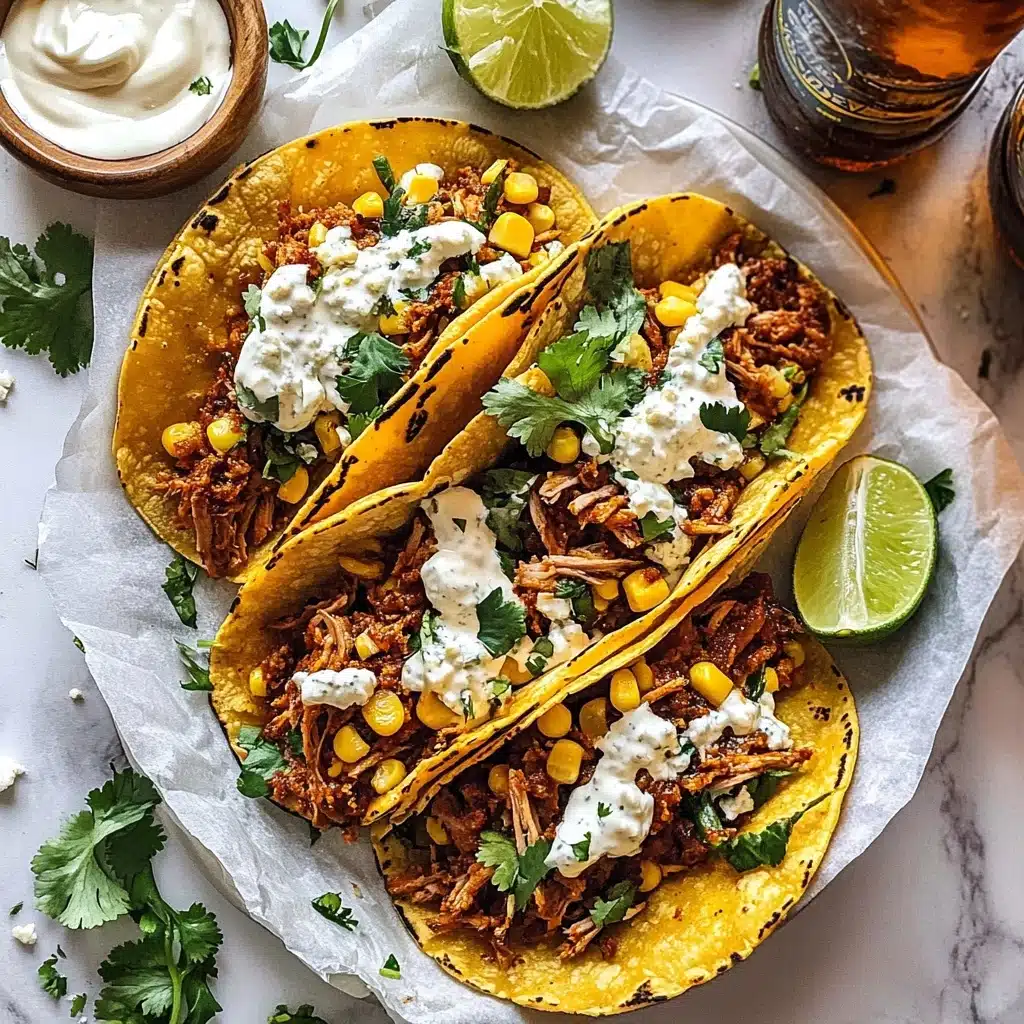 Instant Pot Crispy Carnitas with Chipotle Peach Salsa Recipe - Recipe Image