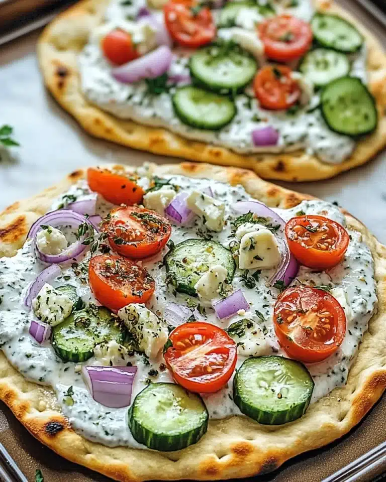Tzatziki Chicken Pizza Recipe