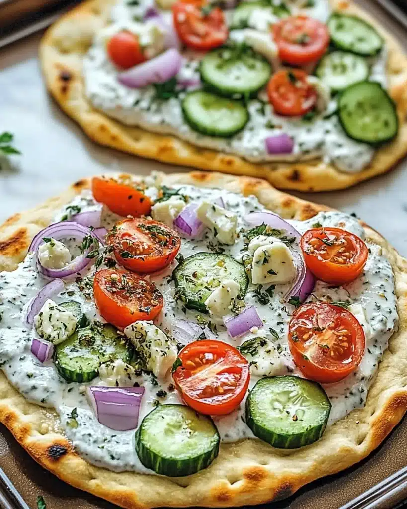 Tzatziki Chicken Pizza Recipe