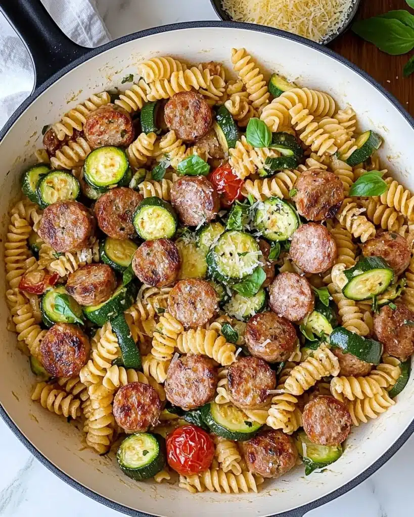 Chicken Zucchini Pasta Skillet Recipe