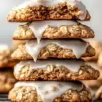 Seriously Thick & Chewy Chai Oatmeal Cookies with Maple Glaze Recipe