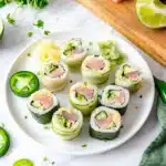 Cucumber Tuna Avocado Salad Rolls Recipe