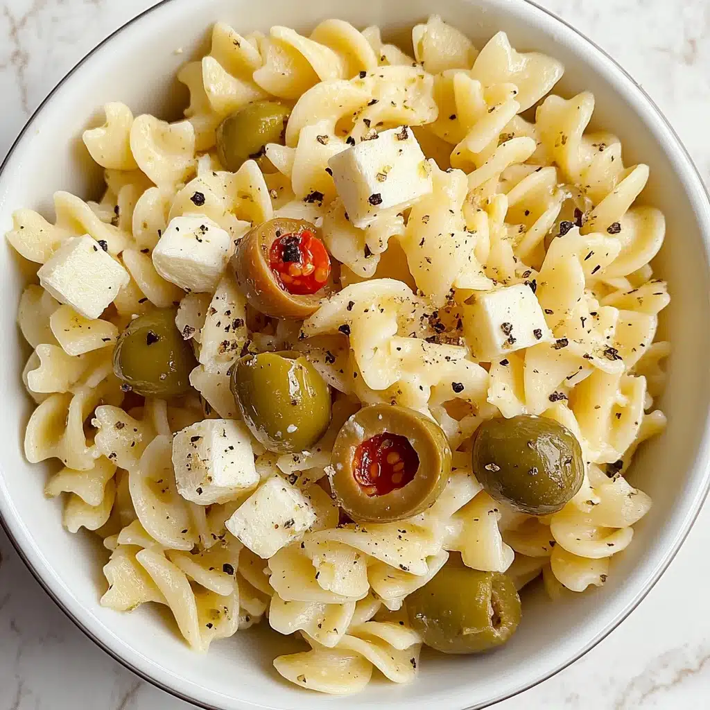 Horiatiki Pasta Salad Recipe - Recipe Image