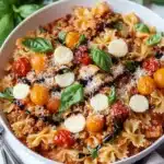 Greek Chicken Meatballs with Lemon Orzo Recipe