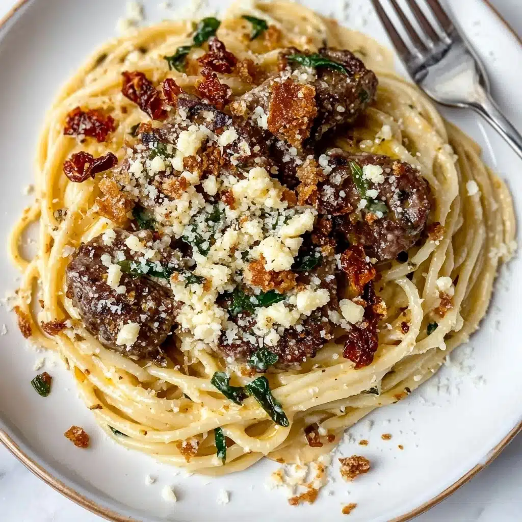 Olive Garden Steak Gorgonzola with Creamy Alfredo Sauce Recipe - Recipe Image