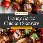 Honey Garlic Chicken Skewers Recipe