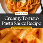 Creamy Tomato Pasta Sauce Recipe