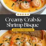 Creamy Crab and Shrimp Seafood Bisque Recipe