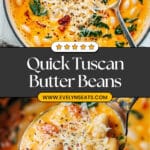 Marry Me Butter Beans (With Creamy Tuscan Sauce) Recipe