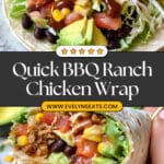 BBQ Ranch Chicken Wrap Recipe