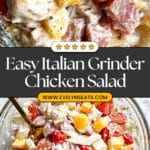 Italian Grinder Chicken Salad Recipe