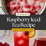 No-Sugar-Added Raspberry Iced Tea Recipe