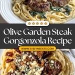 Olive Garden Steak Gorgonzola with Creamy Alfredo Sauce Recipe