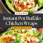 Instant Pot Buffalo Chicken Lettuce Wraps Recipe