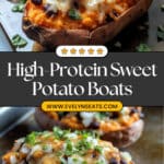 High-Protein Sweet Potato Boats Recipe