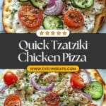 Tzatziki Chicken Pizza Recipe