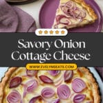 Onion Cottage Cheese Tart Recipe