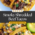 Smoked Shredded Beef Tacos Recipe