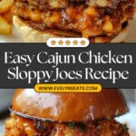Delicious Cajun Chicken Sloppy Joes Recipe