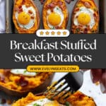 Bacon and Egg Stuffed Sweet Potatoes Recipe