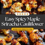 Maple Sriracha Roasted Cauliflower Recipe