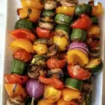 Balsamic Grilled Veggie Kebabs Recipe