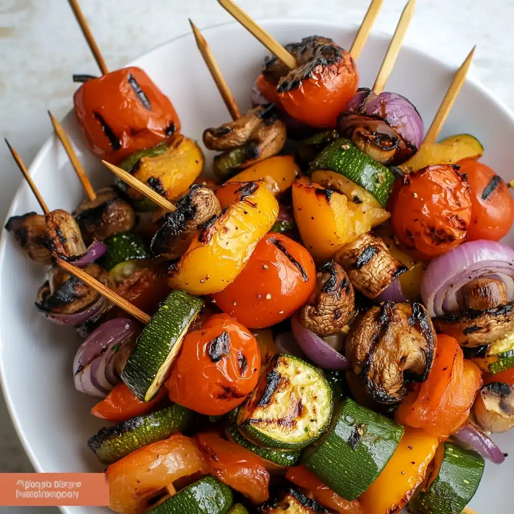 Balsamic Grilled Veggie Kebabs Recipe - Recipe Image
