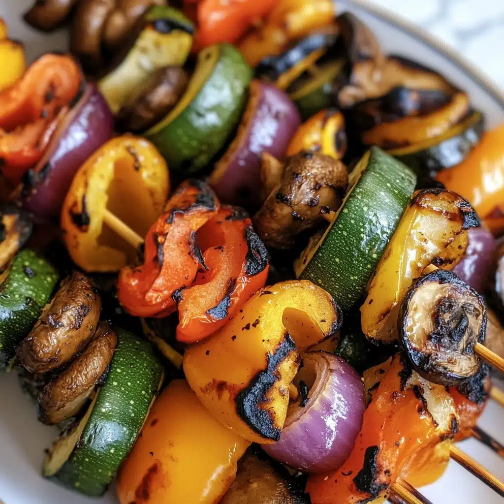 Balsamic Grilled Veggie Kebabs Recipe - Recipe Image