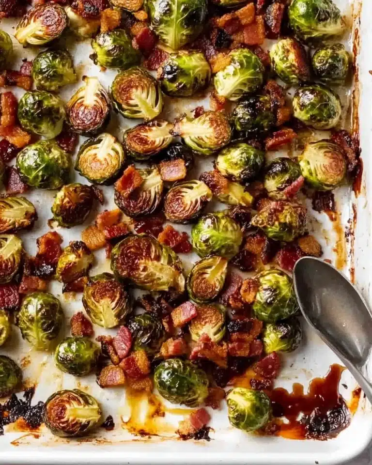 Roasted Brussels Sprouts with Bacon Recipe