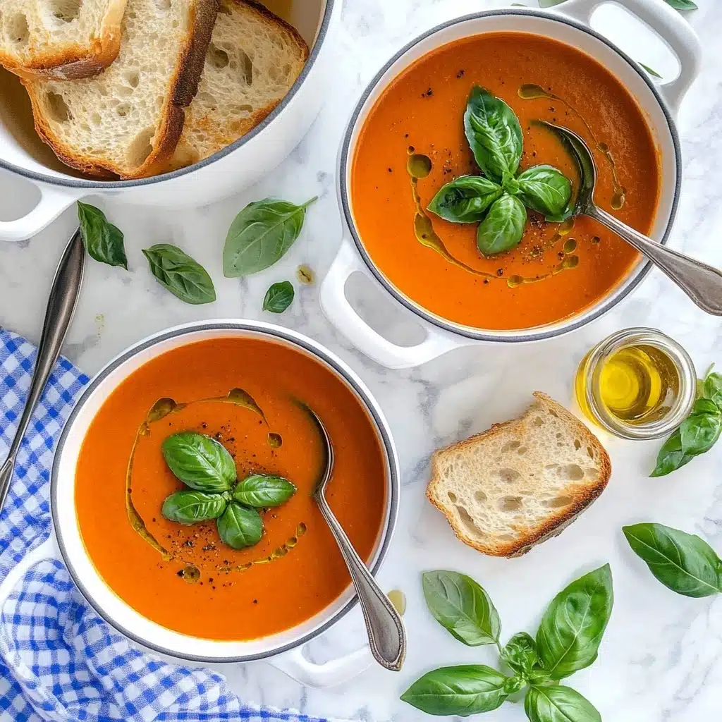 Roasted Tomato Basil Soup Recipe - Recipe Image