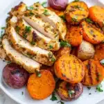 Herb Roasted Vegetables & Chicken Recipe