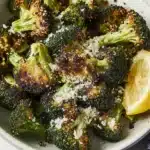 Best Ever Roasted Broccoli with Lemon and Parmesan Recipe
