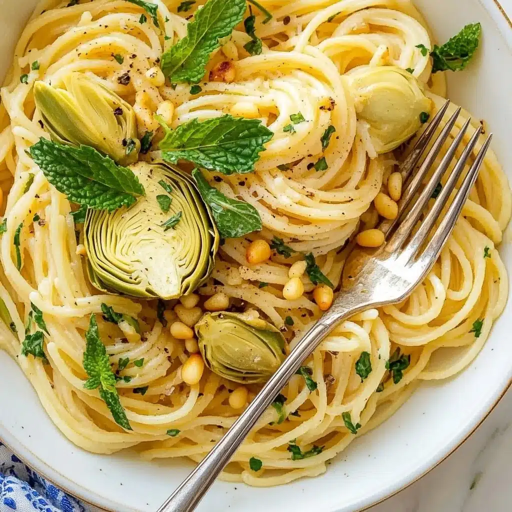 Artichoke Pasta Recipe - Recipe Image
