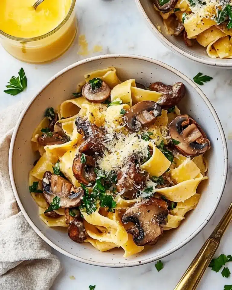 Mushroom Pasta Recipe