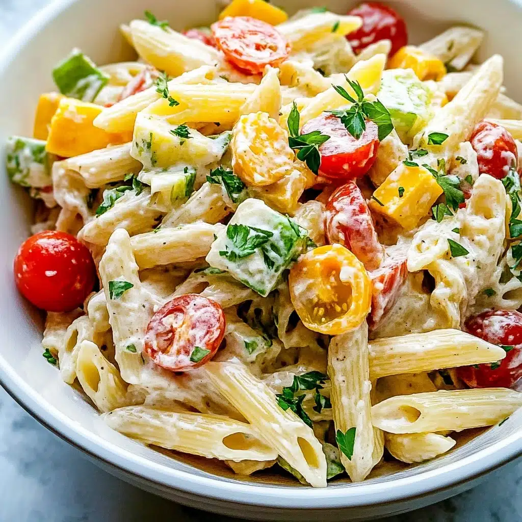 Chicken Club Pasta Salad Recipe - Recipe Image