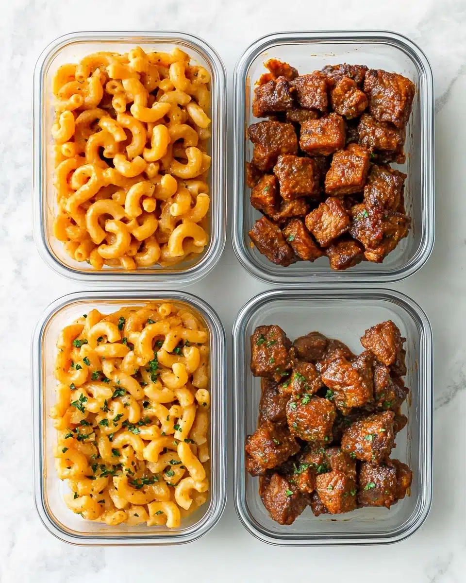 High-Protein Honey Garlic Butter Chicken with Mac & Cheese Recipe