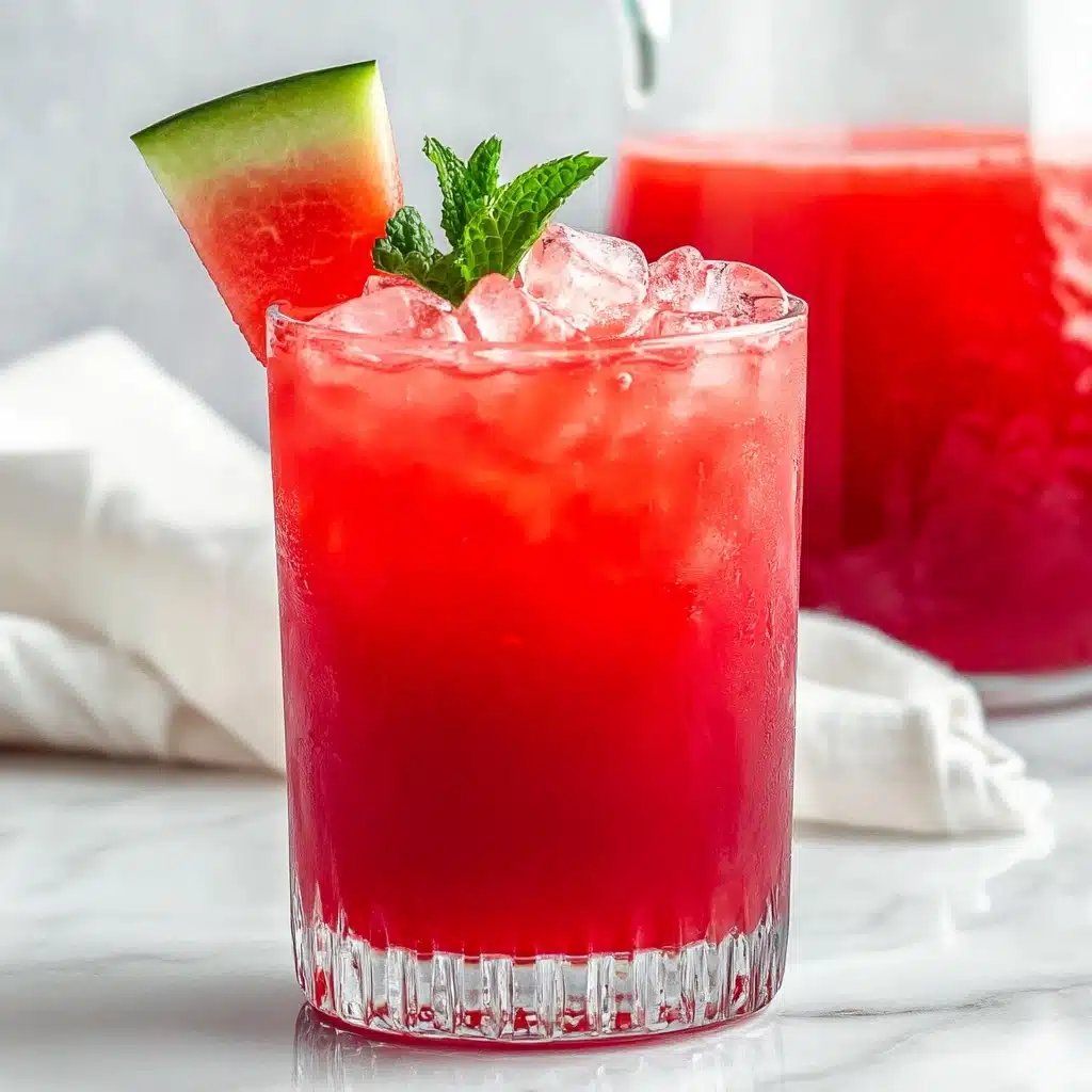 Watermelon Lime Mint Juice Blend Recipe - Recipe Image