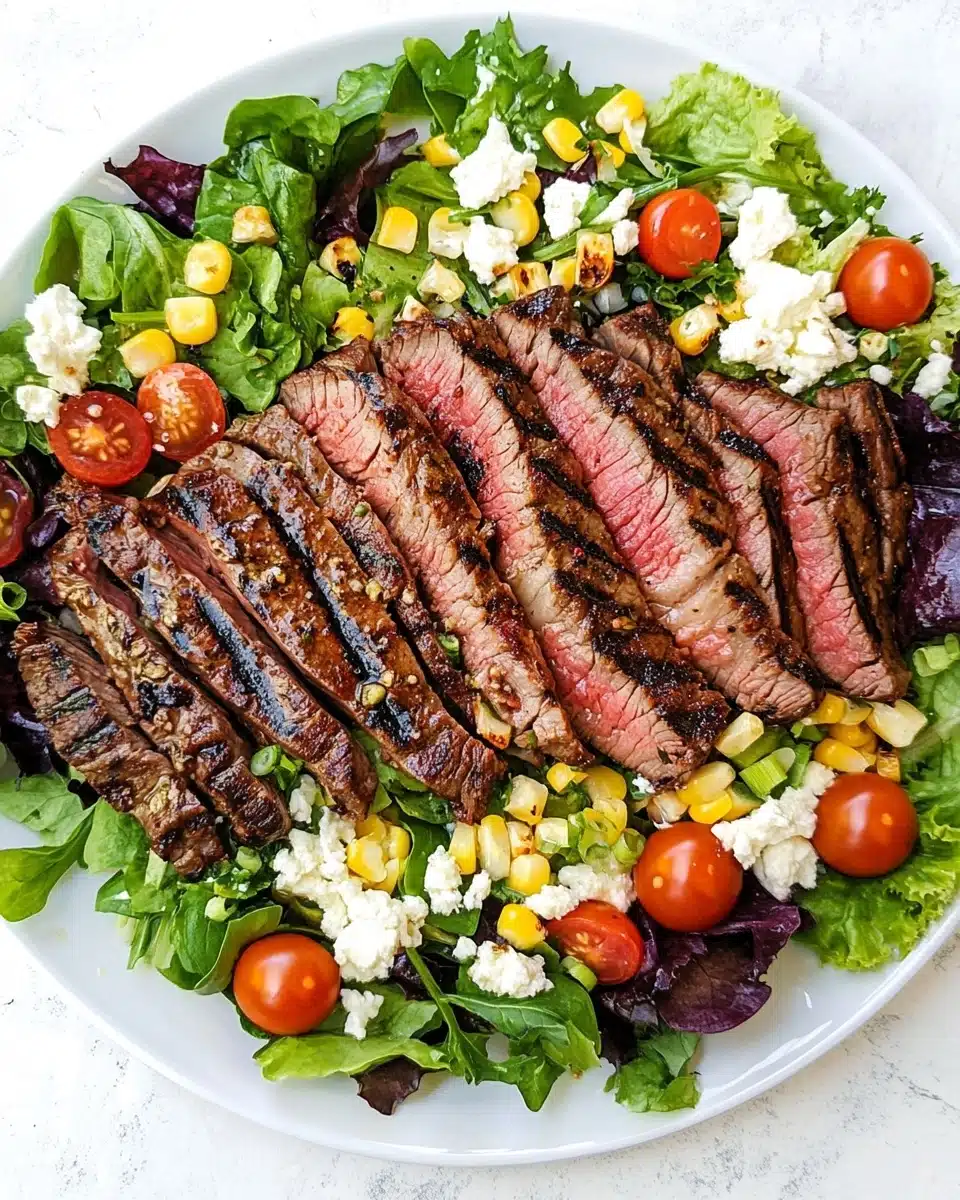 Balsamic Steak Gorgonzola Salad Recipe