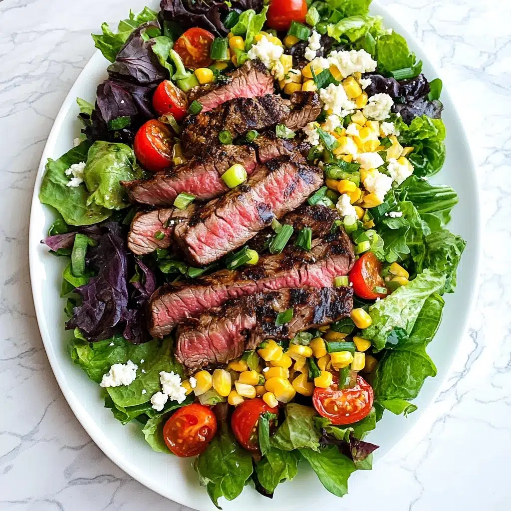Balsamic Steak Gorgonzola Salad Recipe - Recipe Image