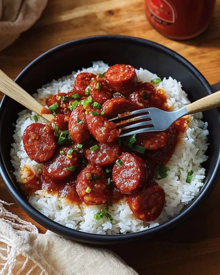 BBQ Smoked Sausage and Rice Recipe